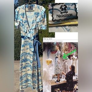 Gorgeous Jennifer Nicholson Silk Dress